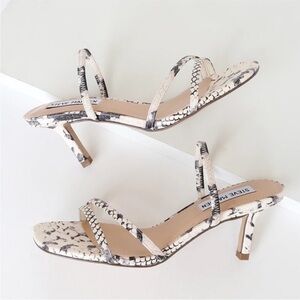 Steve Madden Women's Snake Print Heels